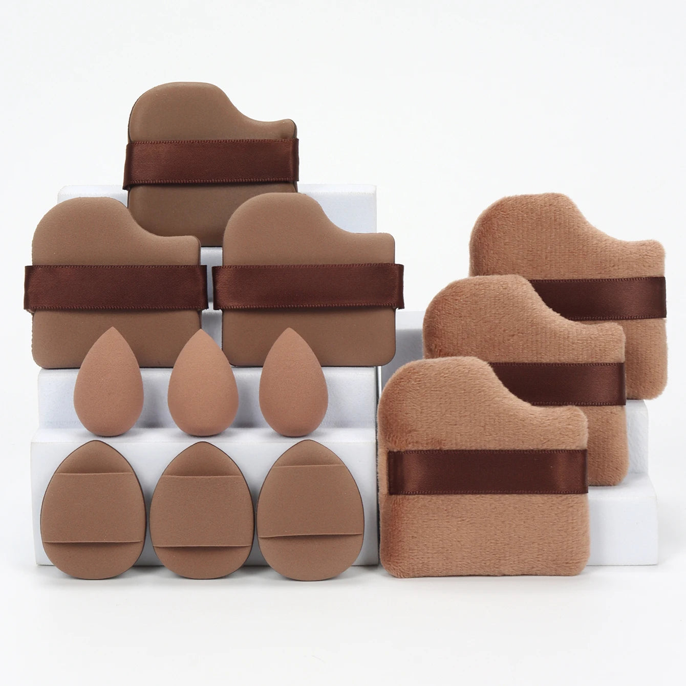 Ensemble d'éponges de maquillage tout usage de 12 pièces