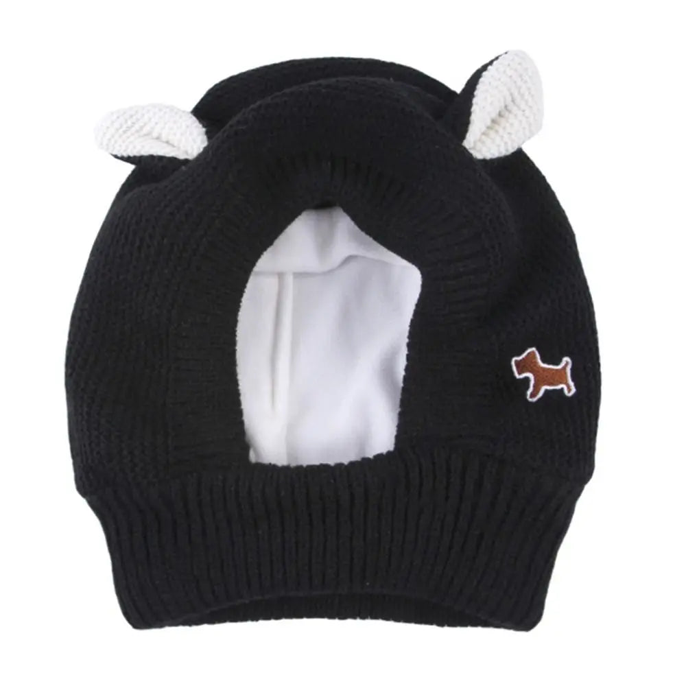 Cache-oreilles pour chiens, protection contre le bruit, bonnet tricoté, anti-anxiété, chaud pour l'hiver, pour chiens de taille moyenne et grande. Nouveau
