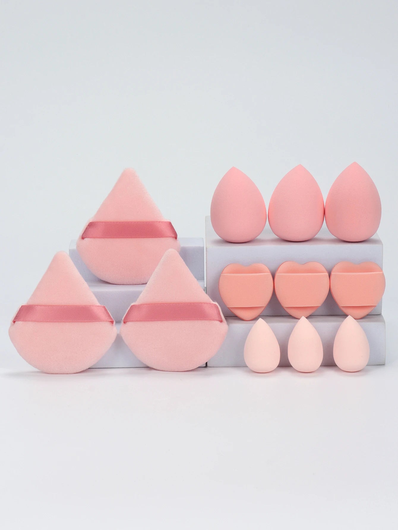 Ensemble d'éponges de maquillage tout usage de 12 pièces