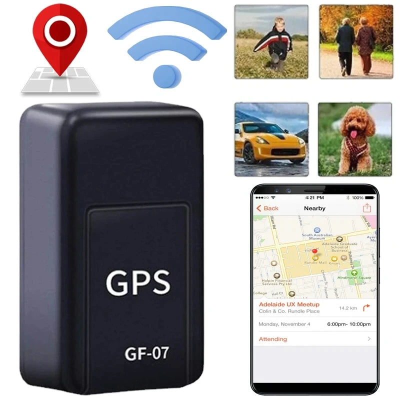 Mini GF-07 GPS Tracker Car Bike Bicycle Pets Children Real Time Tracking Positioner Strong Magnetic Anti-lost Locator