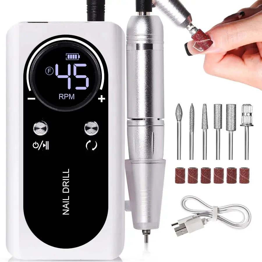 Ponceuse à ongles électrique portable professionnelle