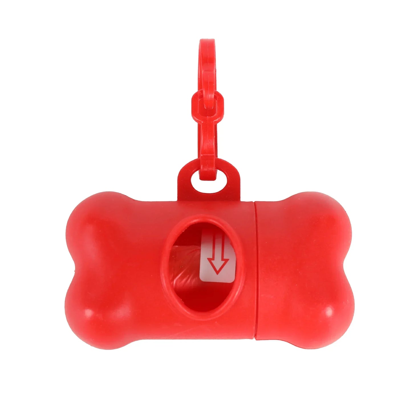Poubelle pour animaux de compagnie en plastique en forme d'os, outil portable, sac de nettoyage spécial pour chiens sortant, facile à retirer, fournitures pour chiens, sac à crottes