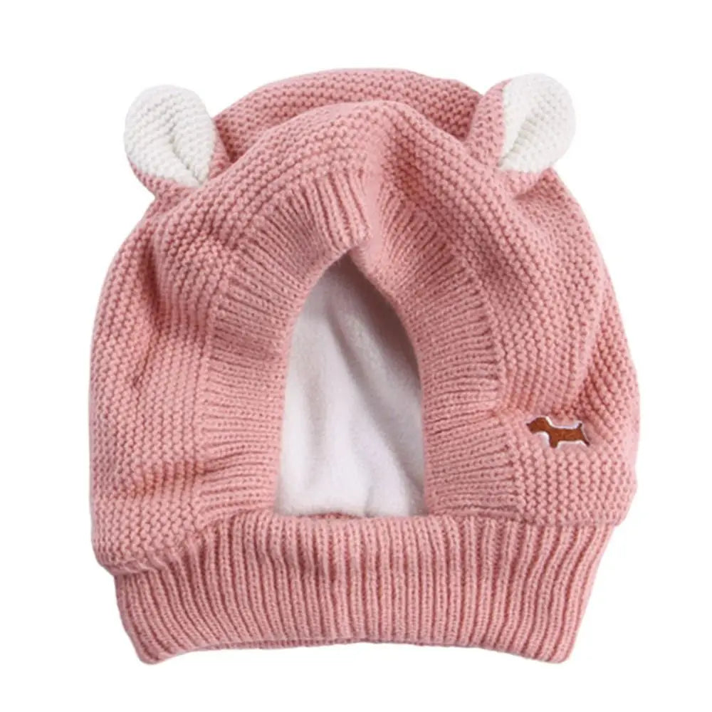 Cache-oreilles pour chiens, protection contre le bruit, bonnet tricoté, anti-anxiété, chaud pour l'hiver, pour chiens de taille moyenne et grande. Nouveau