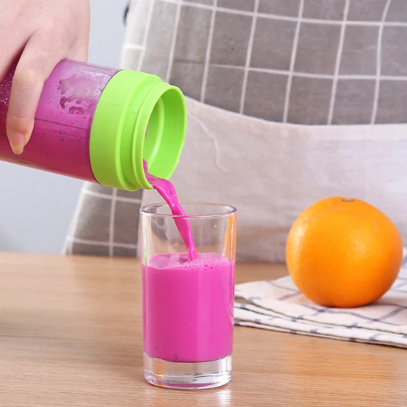 Electric Juicer Cup Portable Rechargeable Juicer Cup Milkshake Smoothie Fruit Blender Home Travel Camping