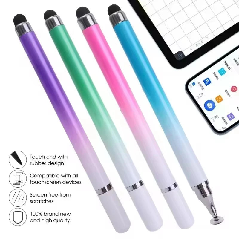 Universal Stylus Pen for Android IOS Drawing Capacitive Screen Touch Pen for Xiaomi Samsung 2 in 1 High Sensitivity Tablet Pens