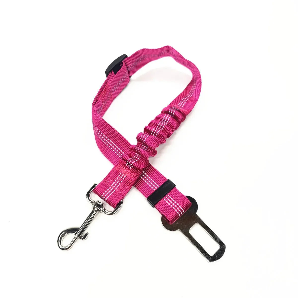 Ceinture de sécurité réglable pour chien et chat, harnais pour véhicule, clip de sécurité, levier de traction, colliers pour chien, accessoires pour chien
