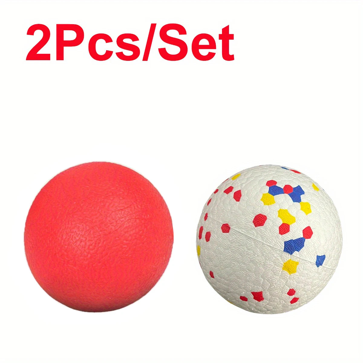 1/3/6/9Pcs Bite Resistant Solid Dog Ball Toys for Small Large Dogs High Elasticity E-TPU Pet Chew Ball Toy Interactive Puppy Toy