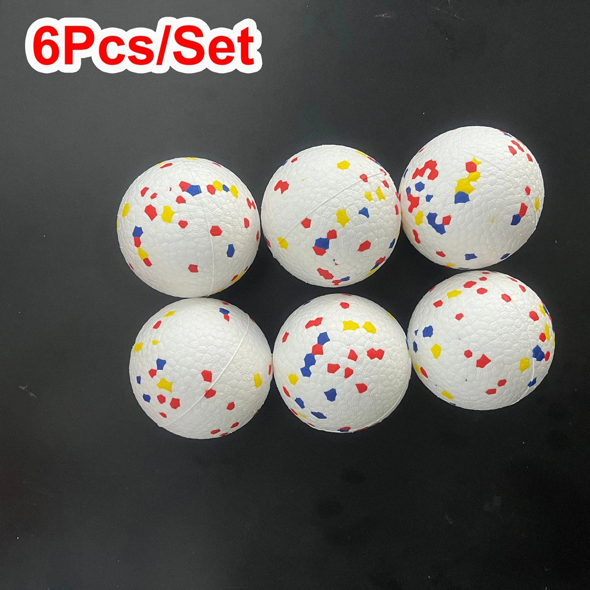 1/3/6/9Pcs Bite Resistant Solid Dog Ball Toys for Small Large Dogs High Elasticity E-TPU Pet Chew Ball Toy Interactive Puppy Toy