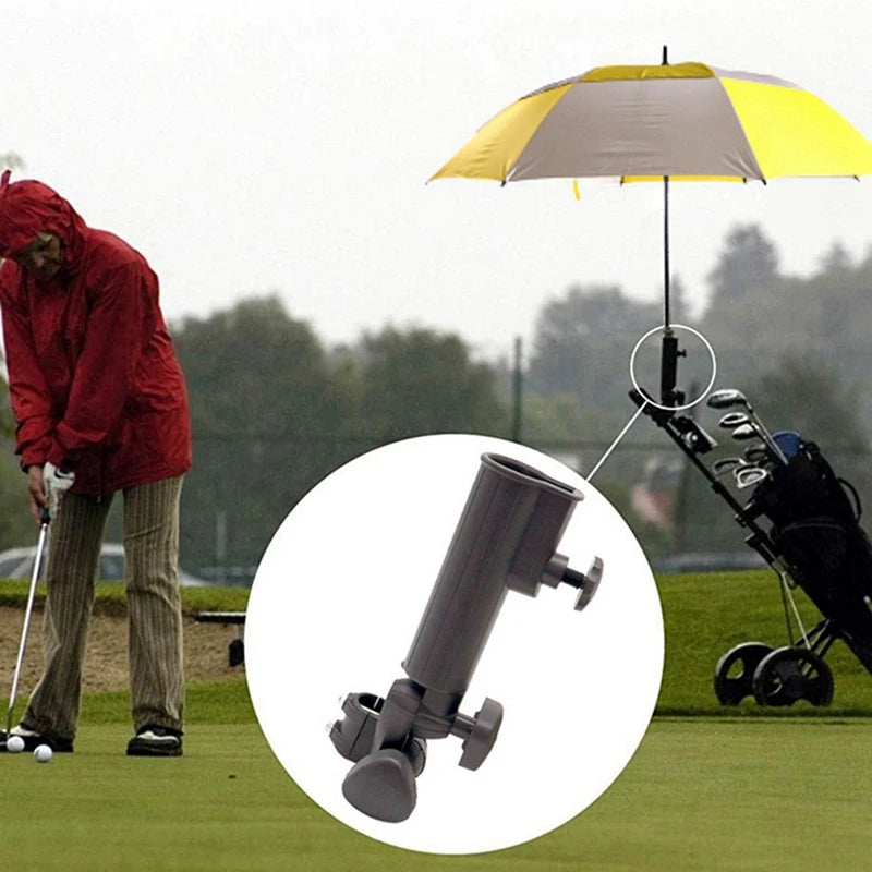Lot de 2 porte-parapluies de golf pour poussettes, chariots de golf, pêche, cyclisme, vélos