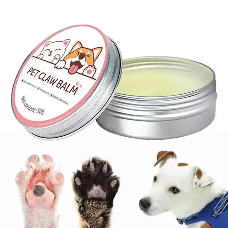 Baume pour pattes de chien 50 g, crème protectrice, hydratant pour le nez des animaux, réparation des crevasses et des pieds, accessoires pour chats