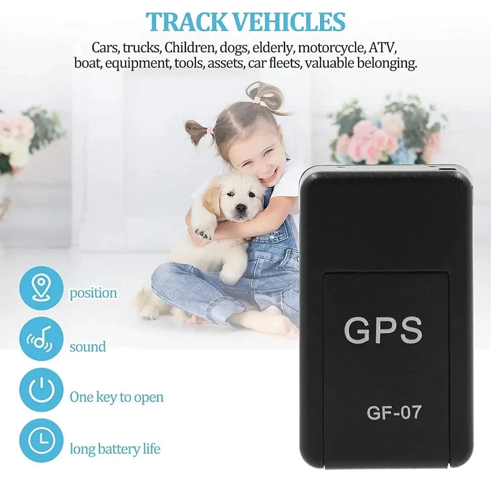 Mini GF-07 GPS Tracker Car Bike Bicycle Pets Children Real Time Tracking Positioner Strong Magnetic Anti-lost Locator