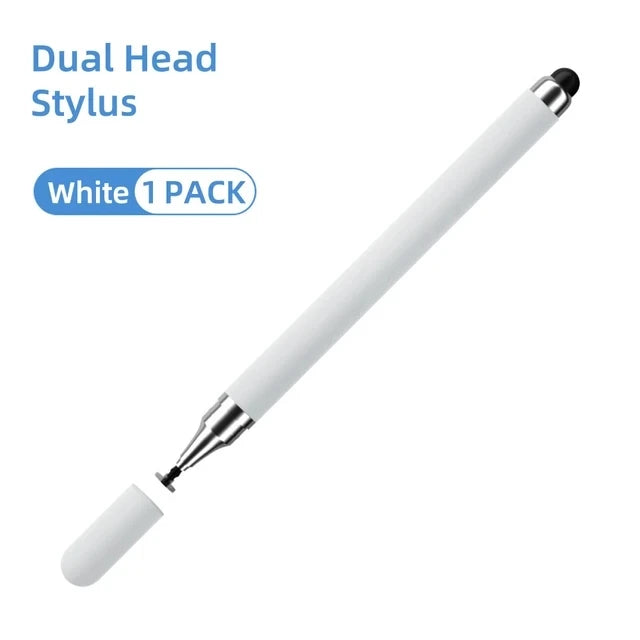 Stylet capacitif à double tête, disque en silicone, stylet double usage, peinture, retouche de bureau, téléphone portable, tablette, stylo capacitif