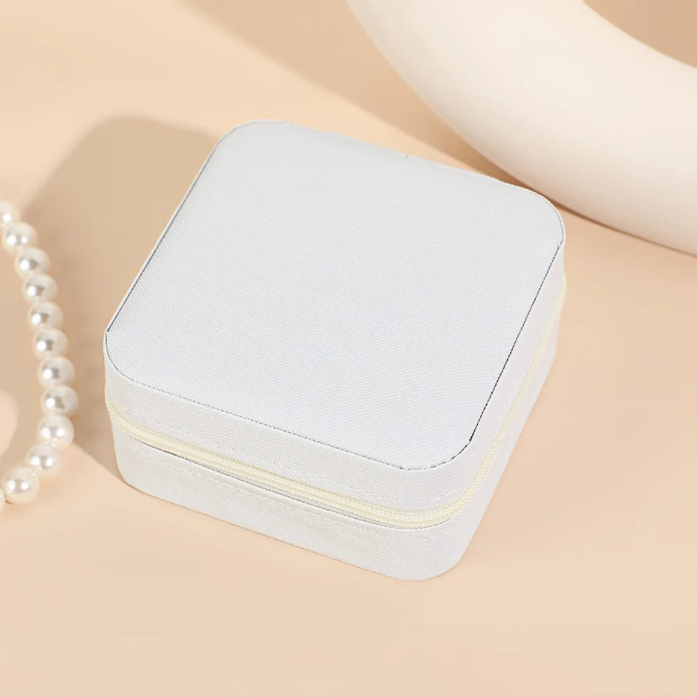 Mini boîte de rangement de voyage pour bijoux