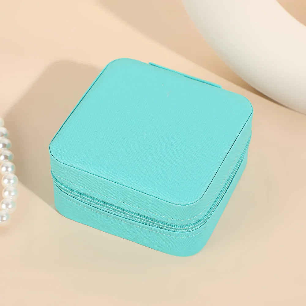 Mini boîte de rangement de voyage pour bijoux
