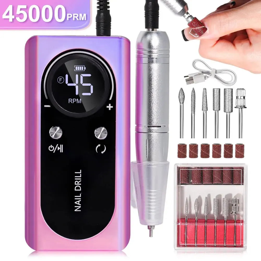 Ponceuse à ongles électrique portable professionnelle