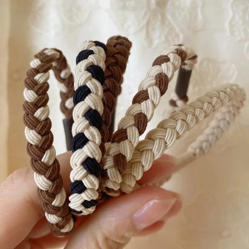 10 bandeaux en cuir, accessoires pour cheveux