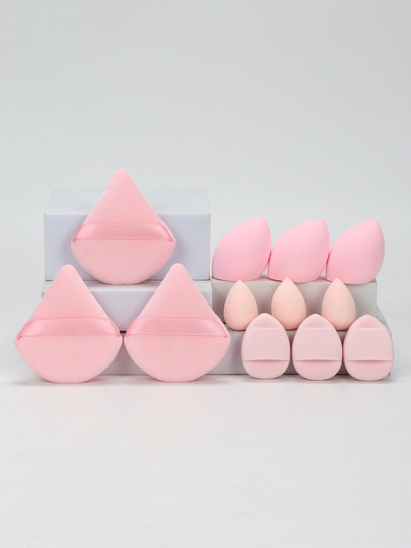 Ensemble d'éponges de maquillage tout usage de 12 pièces