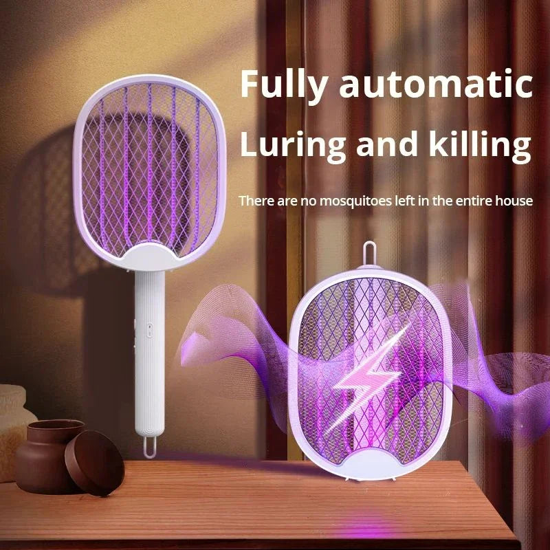 Lampe anti-moustiques électrique pliable et rechargeable par USB, 1 pièce, tapette à mouches, 3 000 V