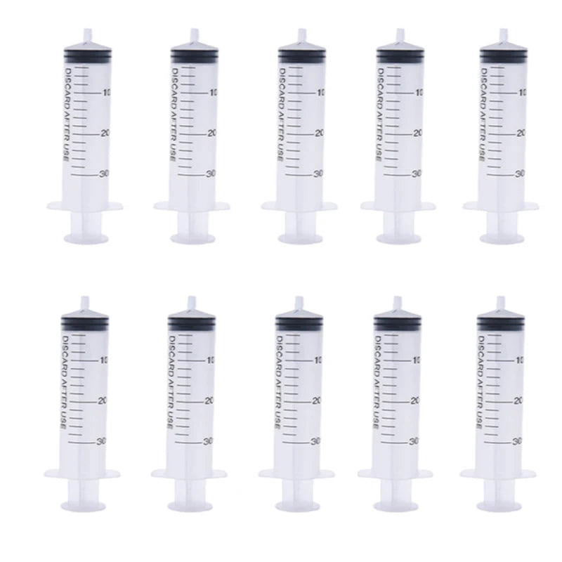 Lot de 2 à 20 seringues réutilisables en plastique de 1 à 10 ml pour mesurer les nutriments