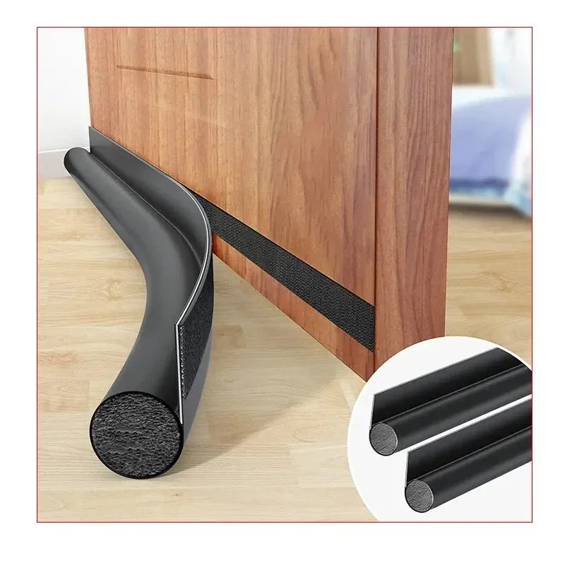 Bande d'étanchéité pour joint de porte, bas de porte, isolation phonique, coupe-vent, ruban en mousse, espace de porte de chambre, étanche, travail manuel