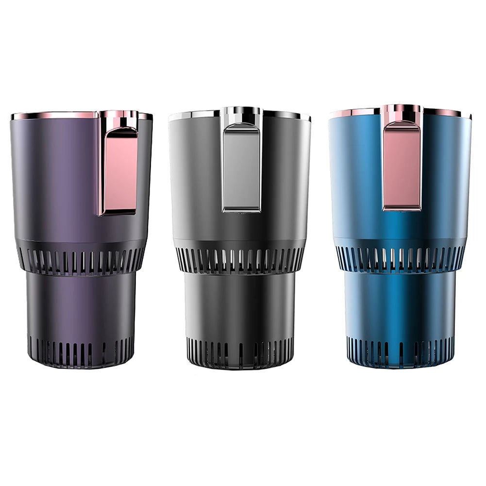 Porte-gobelet 2 en 1 pour voiture, pour boissons chaudes et froides