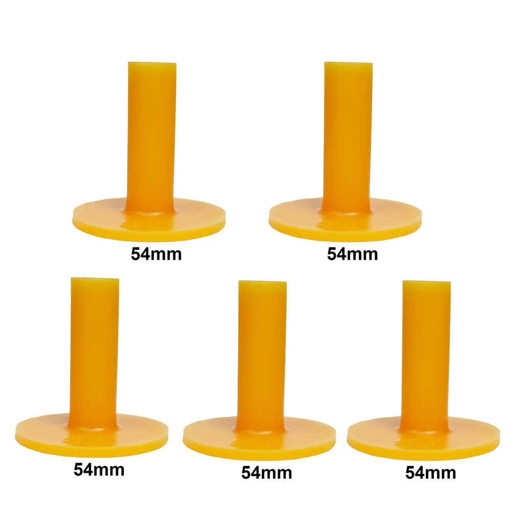 Lot de 5 supports de balles de golf en caoutchouc pour entraînement au tendon de bœuf