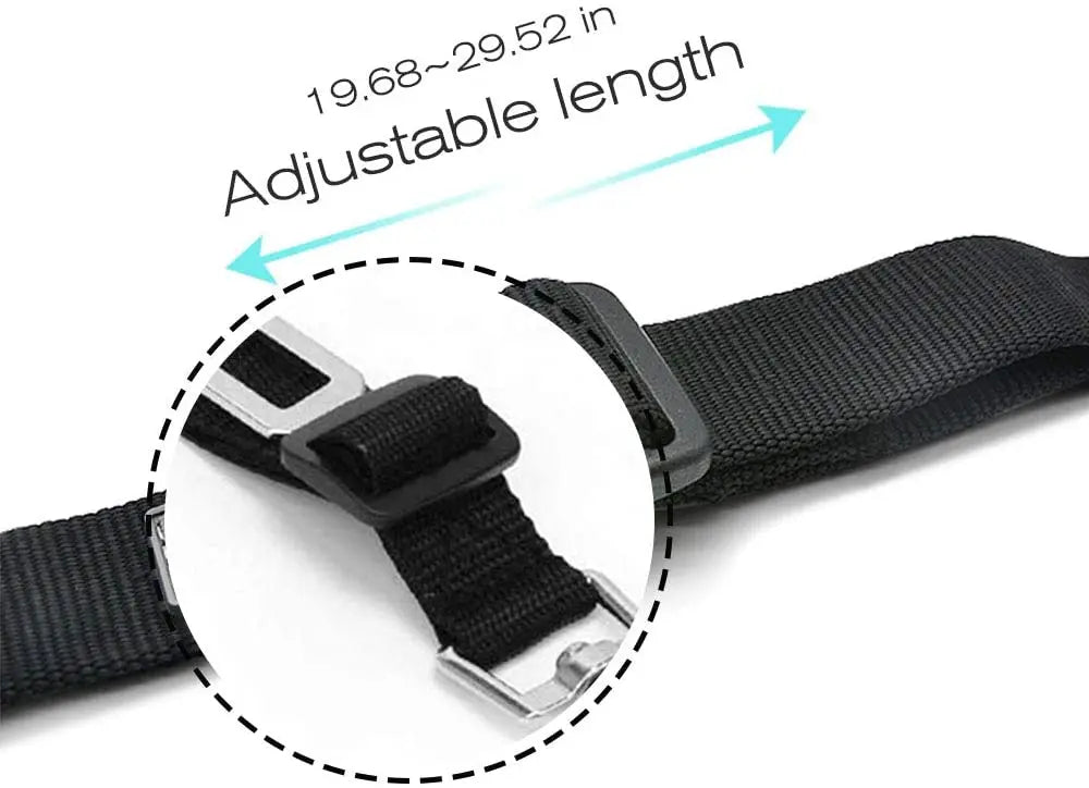 Ceinture de sécurité réglable pour chien et chat, harnais pour véhicule, clip de sécurité, levier de traction, colliers pour chien, accessoires pour chien