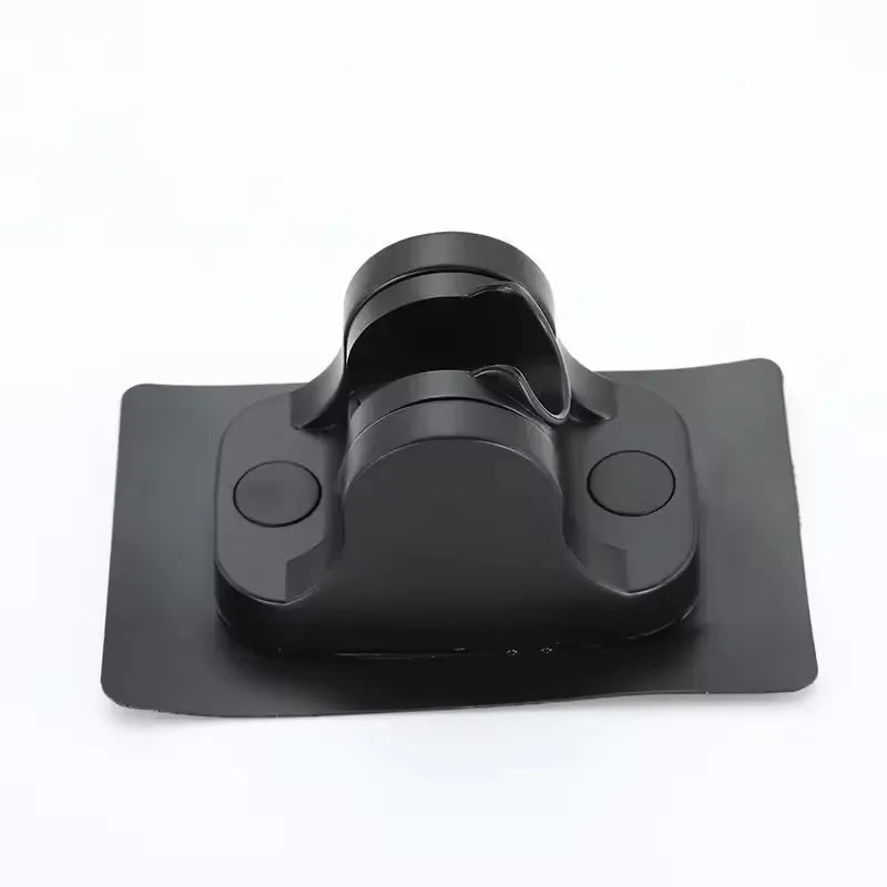 Shower Head Holder Brackets Black Suction Cup Wall Mount Adjustable Support For Bathroom Accessories Without Drill Stand Bath