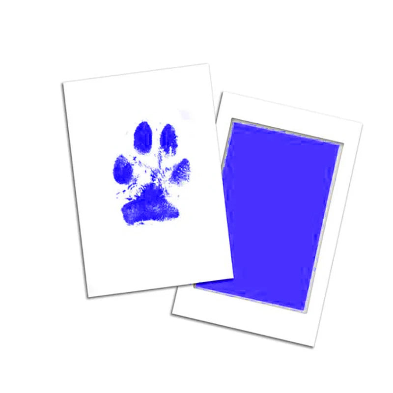 Cat Dog Paw Print Ink Kit Pad Safe Non-toxic Baby Footprints Newborn Shower Handprint Easy Diy Clean Touch Inkless Pet Souvenir