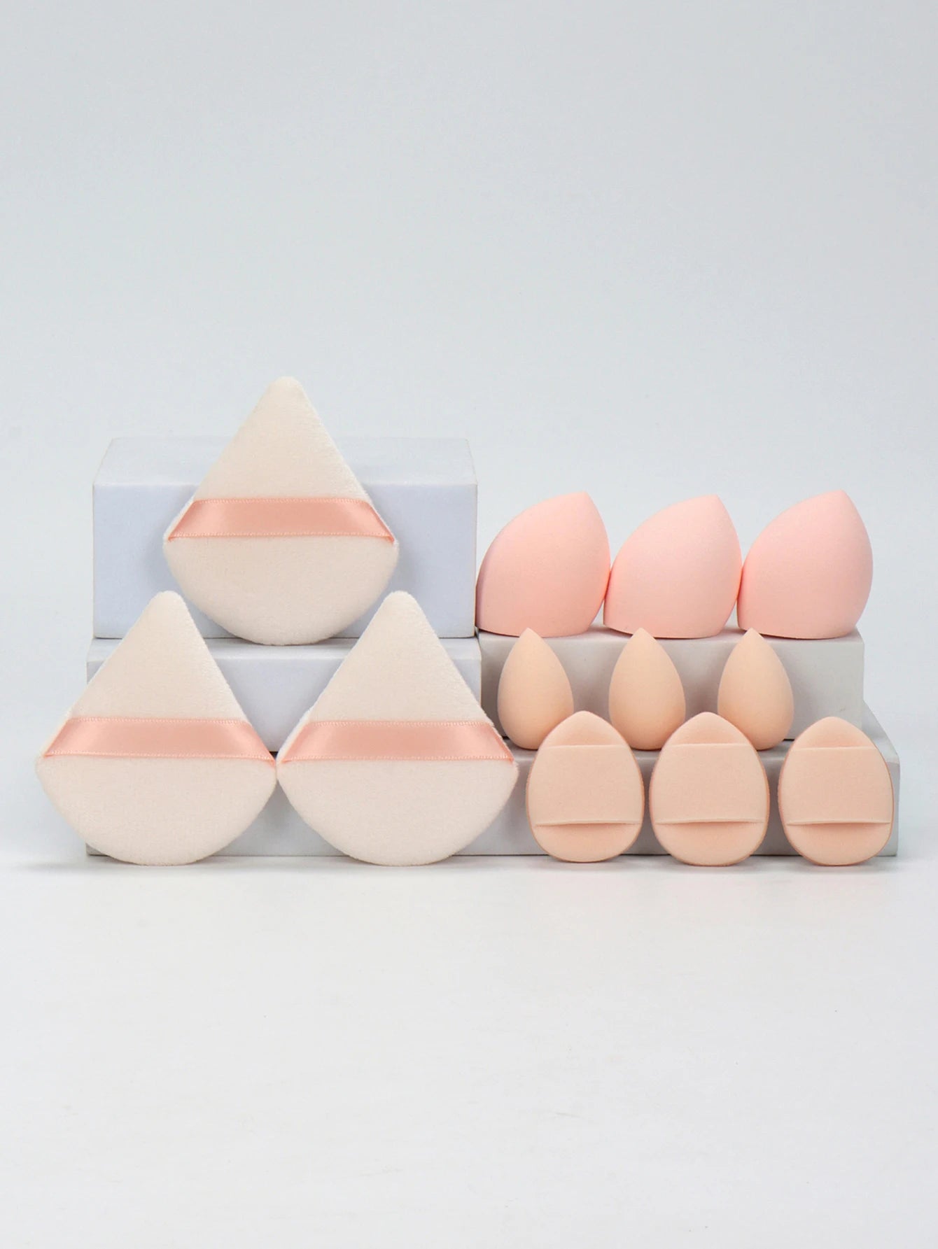 Ensemble d'éponges de maquillage tout usage de 12 pièces