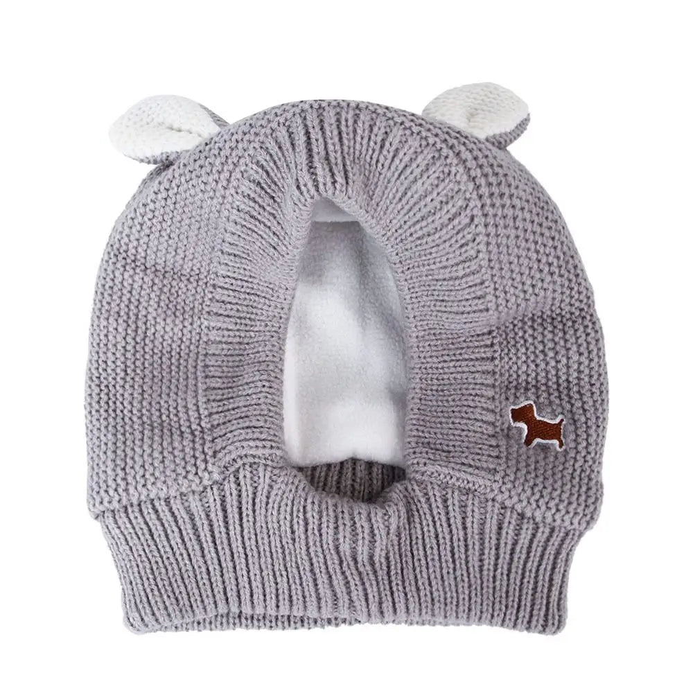 Cache-oreilles pour chiens, protection contre le bruit, bonnet tricoté, anti-anxiété, chaud pour l'hiver, pour chiens de taille moyenne et grande. Nouveau