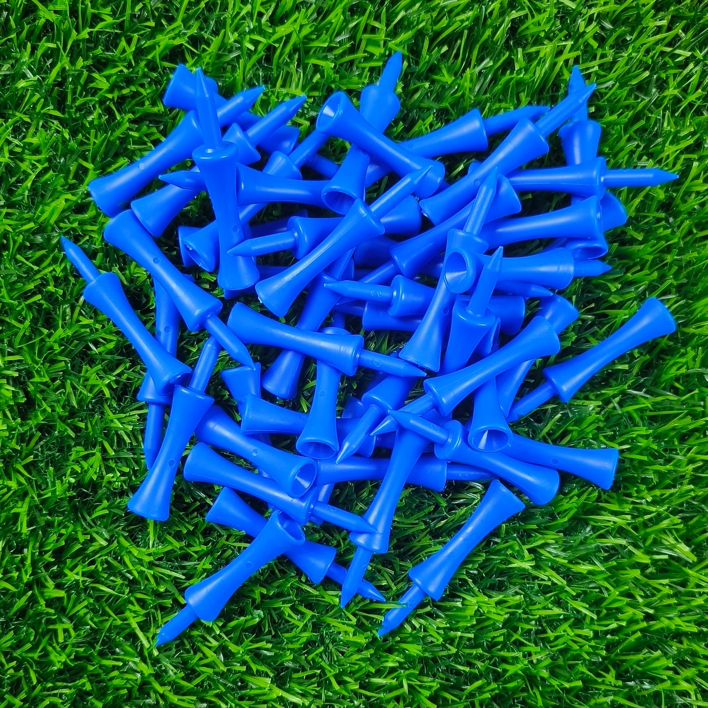 Plastic Golf Tee Pack 50 Pcs Step Down 59mm Golf Tees Colorful For Driver Irons Hybrids Longer Distance Drop Ship