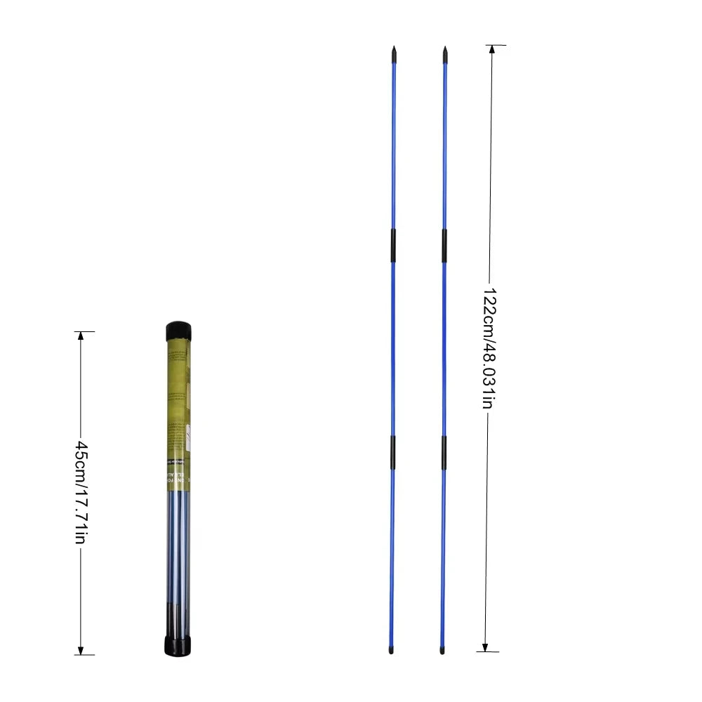Golf Alignment Sticks Collapsible Golf Practice Rods Putter Green Trainer Tools Golf Swing Training Tool