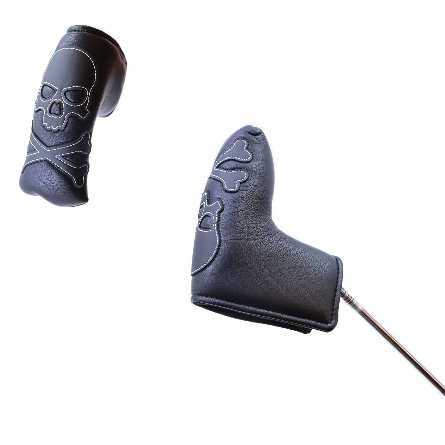 1 housse de putter de golf décoratif en cuir