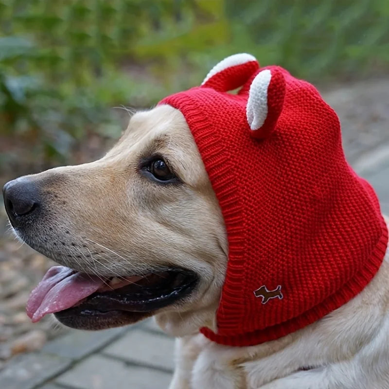 Chapeau pour chien Labrador Golden Retriever, couvre-chef amusant et chaud, oreilles de chiot en hiver