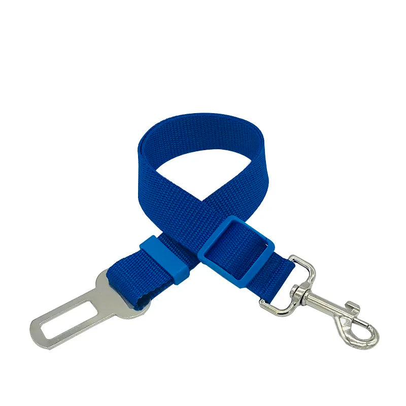 Pet Dog Safety Rope, Car Mounted Pet Traction Belt, Pet Adjustable Traction Rope, Car Used Pet Dog Supplies, Black, Red, Blue, P