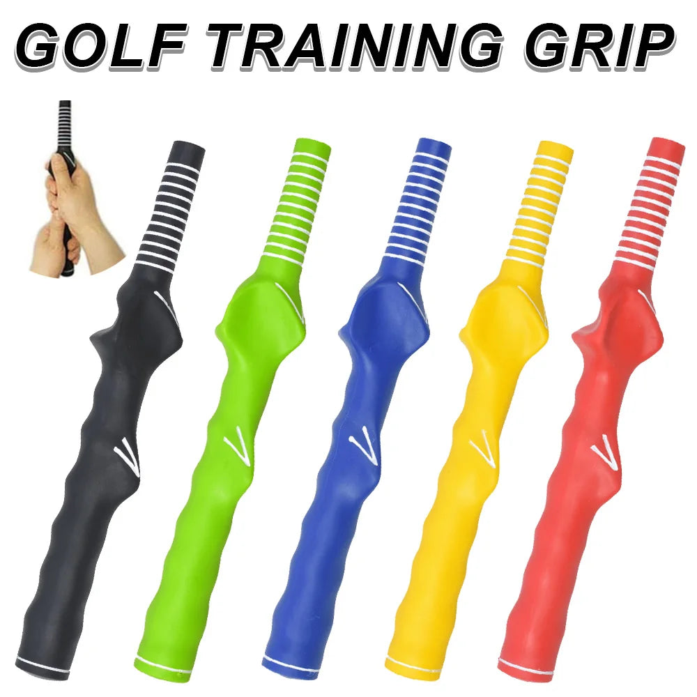 Poignée de golf en caoutchouc durable de haute qualité, en forme de main, pour entraînement au swing de golf, pour droitier