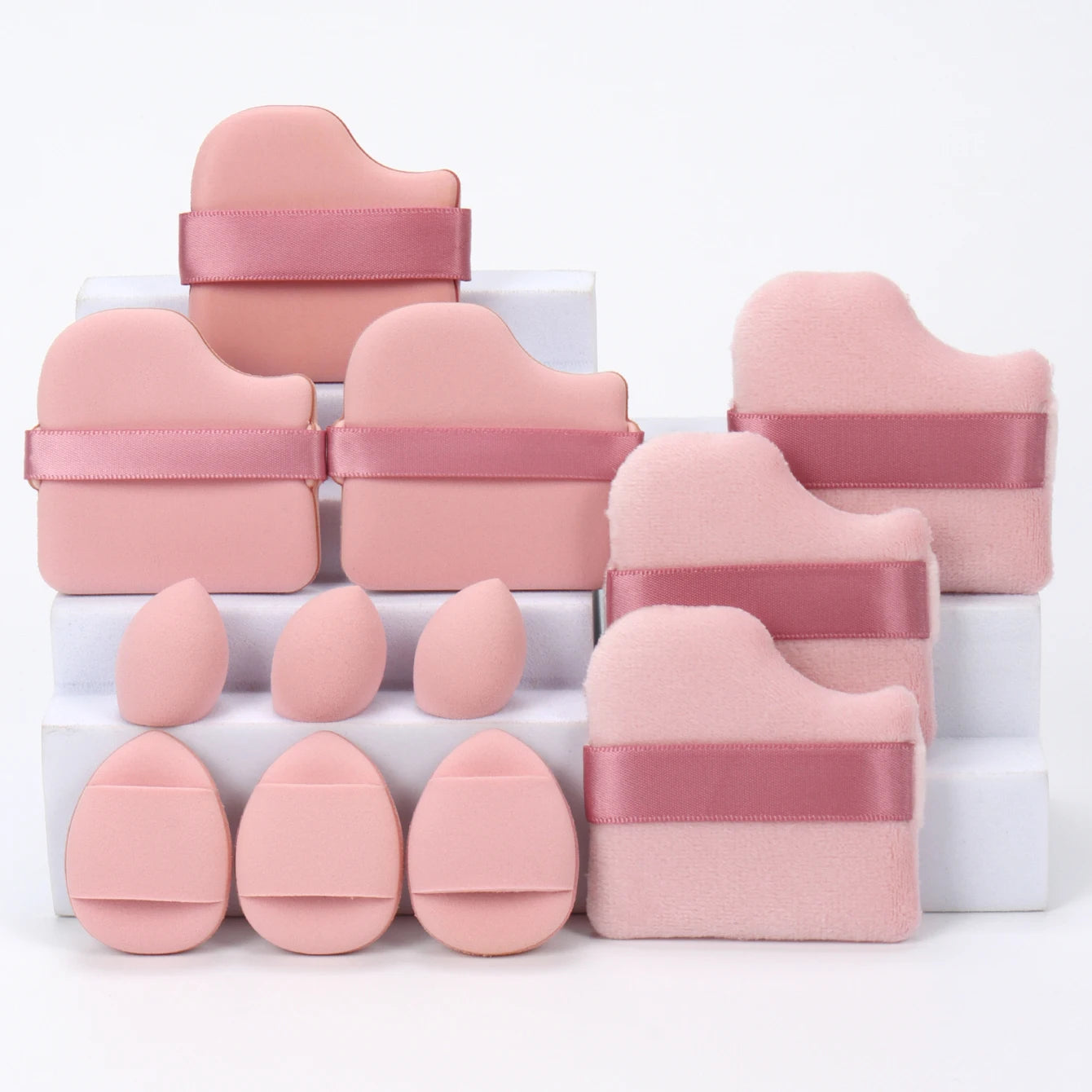 Ensemble d'éponges de maquillage tout usage de 12 pièces