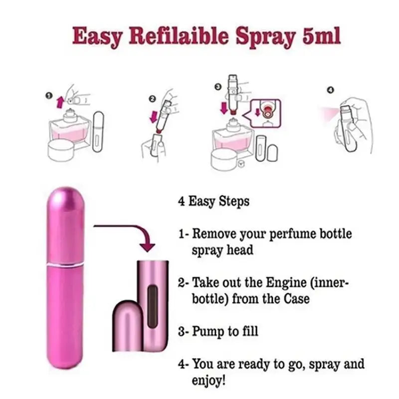 Mini vaporisateur de parfum portable rechargeable