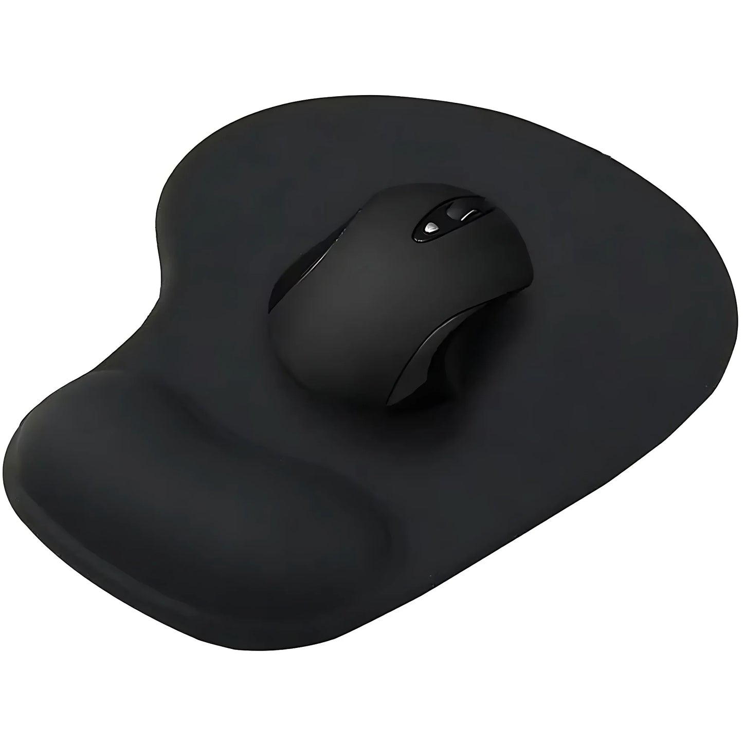 Tapis de souris ergonomique avec repose-poignet confortable et antidérapant, doux et confortable pour ordinateur portable