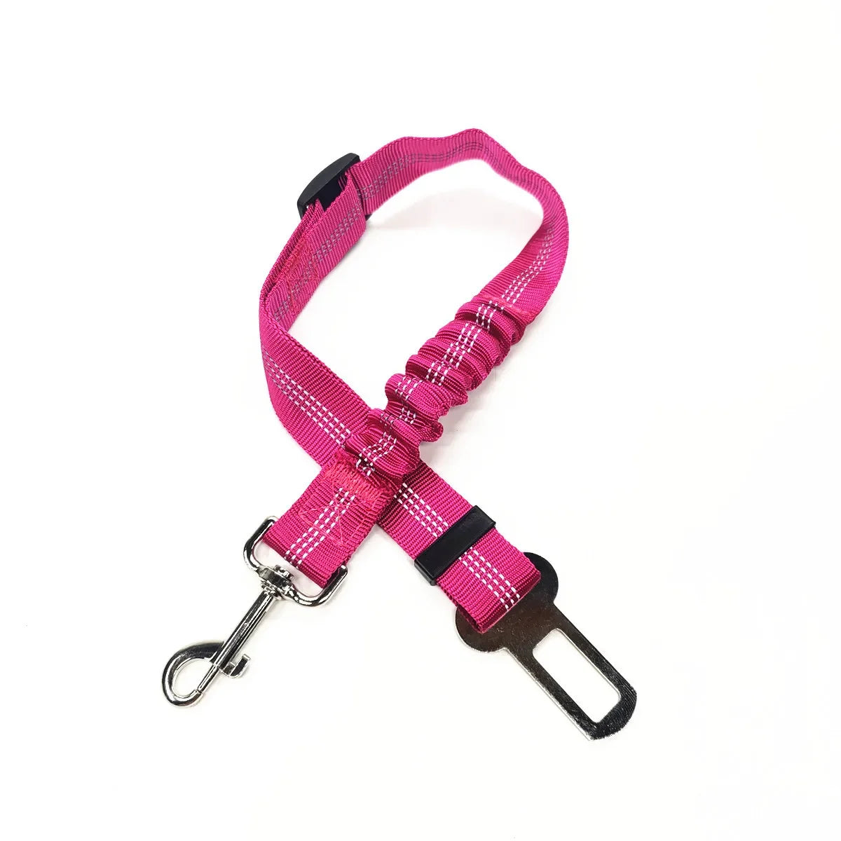 Ceinture de sécurité réglable pour chien et chat, harnais pour véhicule, clip de sécurité, levier de traction, colliers pour chien, accessoires pour chien