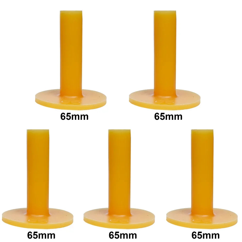 Lot de 5 supports de balles de golf en caoutchouc pour entraînement au tendon de bœuf