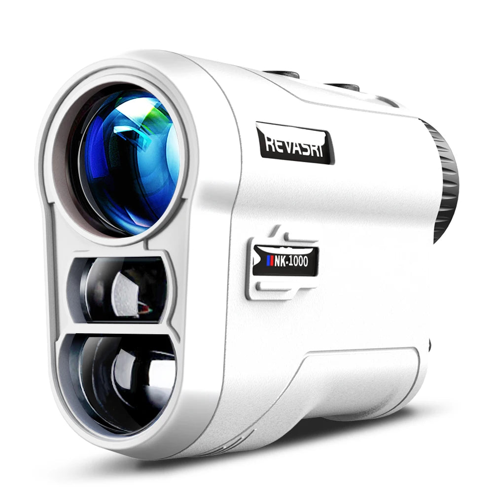 REVASRI 600M/Yard Golf Laser Rangefinder with Slope Compensation Flagpole Lock Vibration USB-C Rechargeable for Golfing