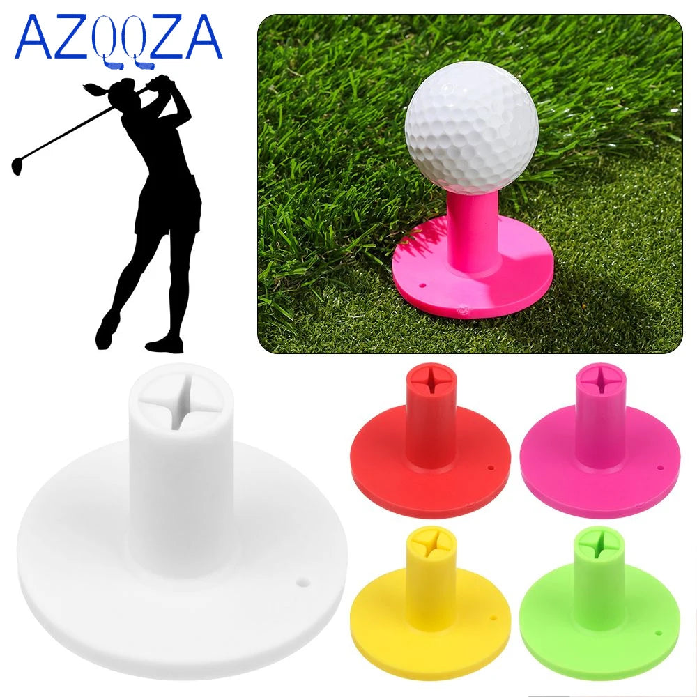1 support de tee de golf en caoutchouc de 38 mm, accessoire d'entraînement pour tapis d'entraînement et de practice