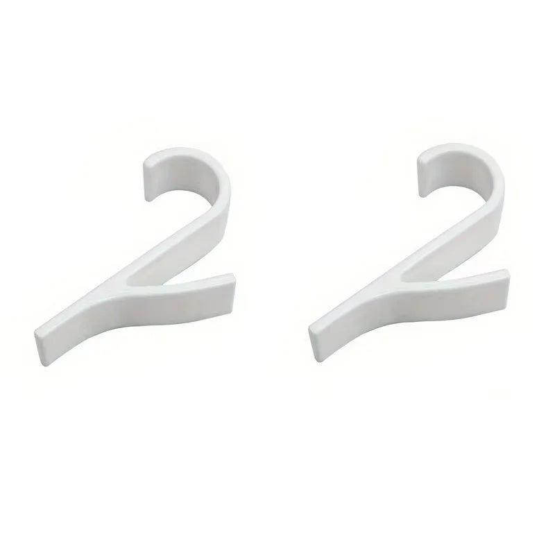 4pcs Hanger for Heated Towel Radiator Rail Bath Hook Holder Clothes Hanger Bathroom Drying Towel Scarf Rack Coat Holders