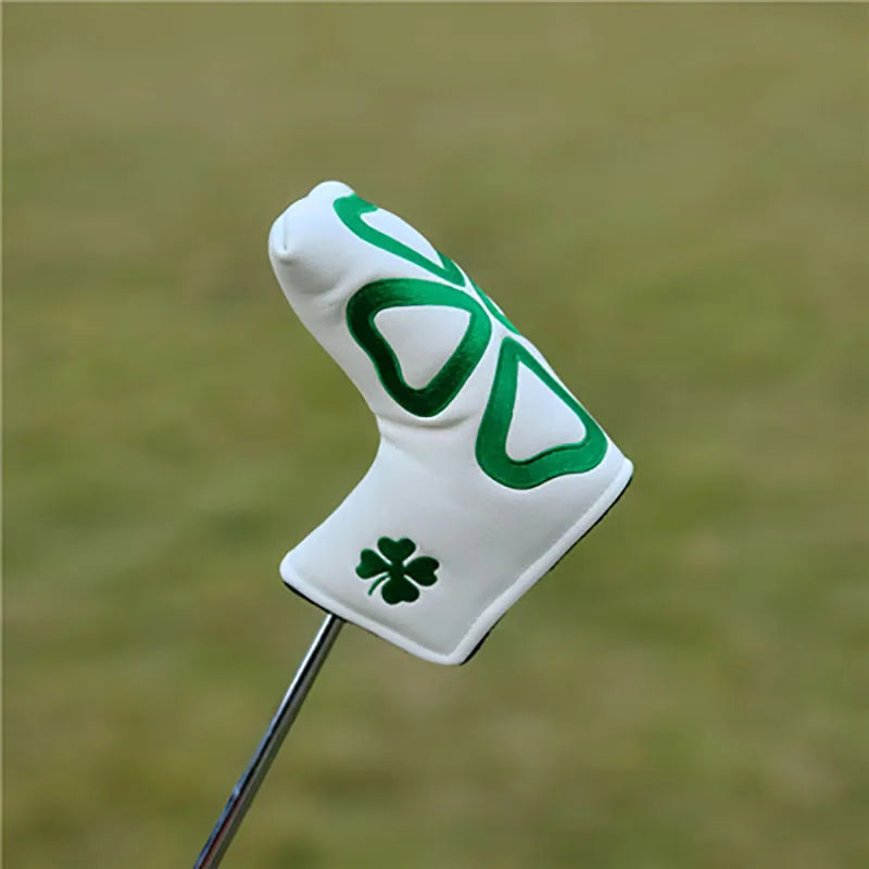 1 housse de putter de golf décoratif en cuir