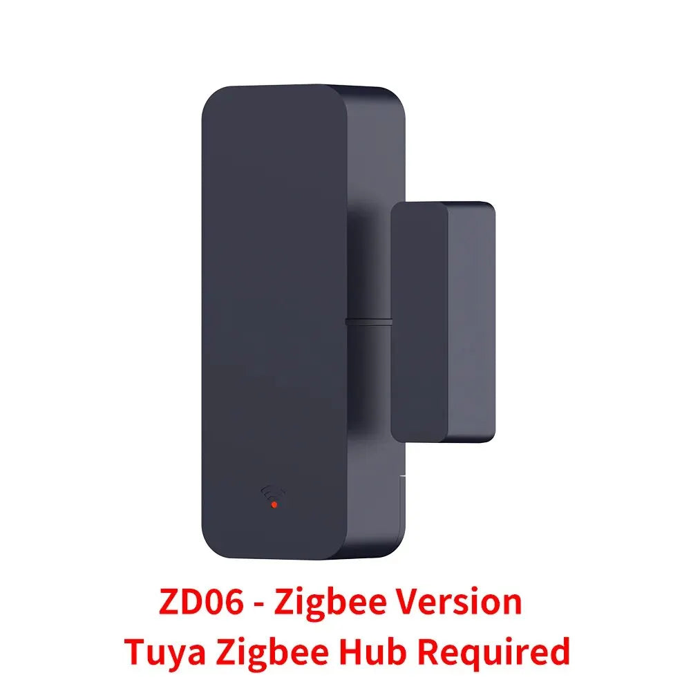 Capteur de porte/fenêtre Tuya Zigbee, capteur magnétique anti-cambriolage, alarme, vie intelligente, compatible avec Alexa et Google Home