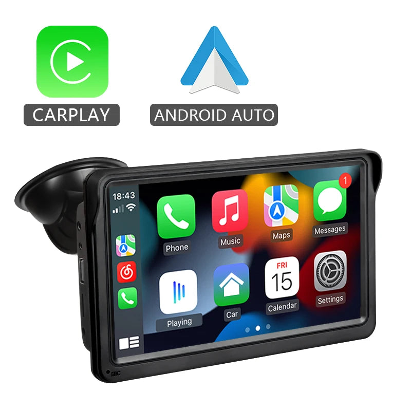 CarPlay et Android Auto, écran tactile universel portable