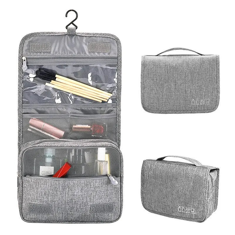 Foldable Toiletry Bag Organizer Hanging Storage Bag Bathroom Makeup Bag Case Cosmetic Bag Travel Bag For Travel Business