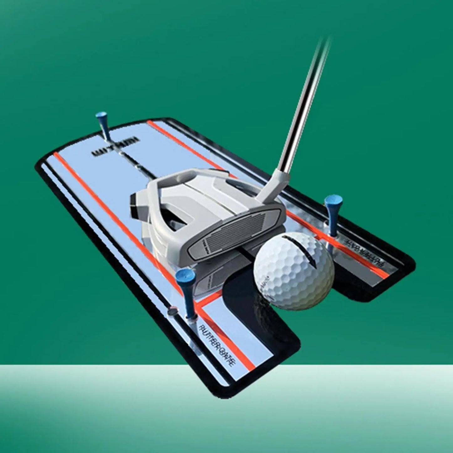 Miroir Eyeline pour putting de golf, aide à l'alignement, entraîneur de ligne de swing de putter
